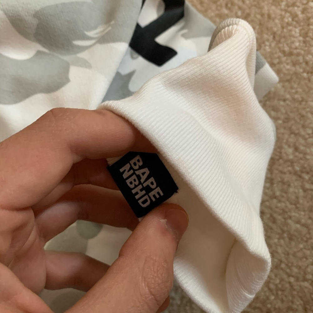 Bape A Bathing Ape X NBHD Shark Hoodie Medium - Picture 8 of 8